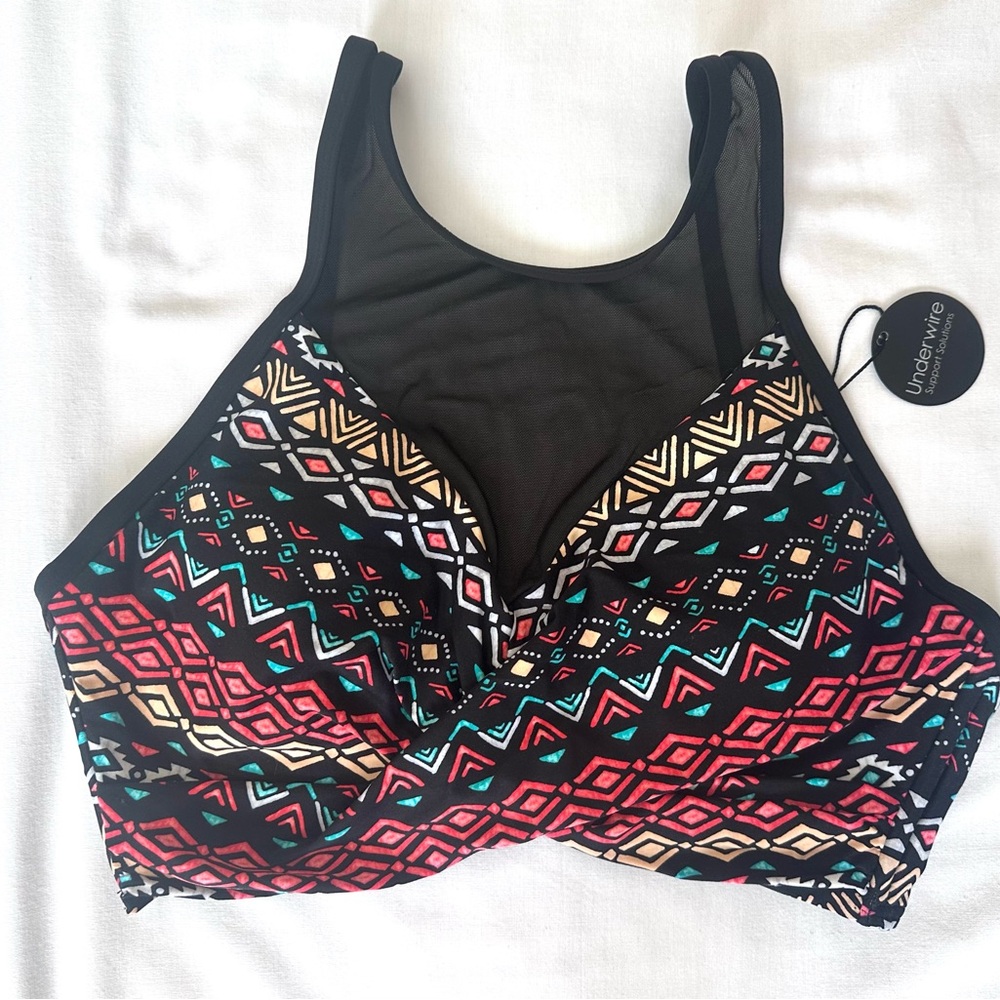 Coco Reef Black and Red Bikini with Bold Design